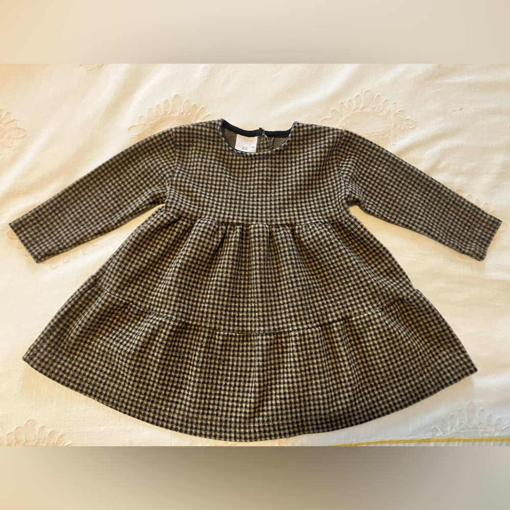 Zara 12-18 month Classic Houndstooth Kids Dress